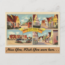 Maine, Greetings uit het Deense dorp Briefkaart