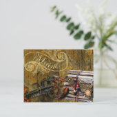 Maine grunge lobster briefkaart (Staand voorkant)