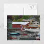 Maine Harbour Briefkaart (Voorkant / Achterkant)