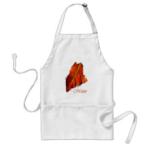 Maine Herfst Foto Gift Apron Autumn Foto Foliage Standaard Schort