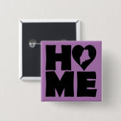 Maine Home Heart State Button Badge Pin (Voorkant /achterkant)