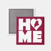 Maine Home Heart State Koelkastmagneet Magneet (Voorkant / Achterkant)