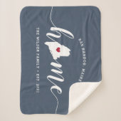 Maine Home State Gepersonaliseerd Sherpa Deken (Voorkant)