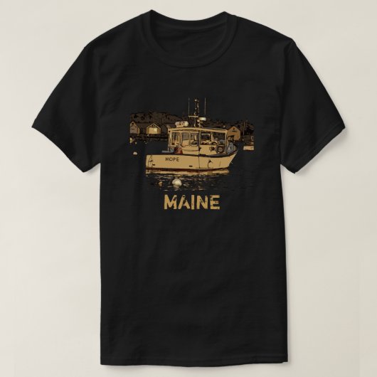 MAINE - HOOP T-SHIRT (Design voorkant)