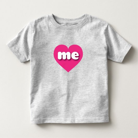 Maine hot roze hart - Ik hou van me Kinder Shirts (Voorkant)