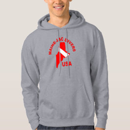 Maine-iac Divers Classic Logo Hooded Sweatshirt