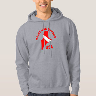 Maine-iac Divers Classic Logo Hooded Sweatshirt
