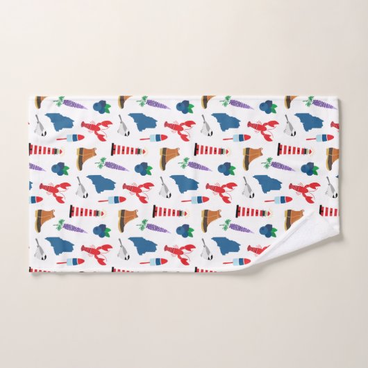 Maine Icons Bad Handdoek (Handdoek)