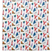 Maine Icons Douchegordijn (Voorkant)