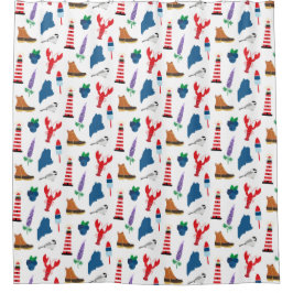 Maine Icons Douchegordijn