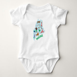 Maine Icons Romper