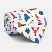 Maine Icons Stropdas (Opgerold)