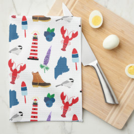 Maine Icons Theedoek