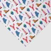 Maine Icons Tissuepapier (Detail)