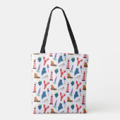 Maine Icons Tote Bag (Achterkant)