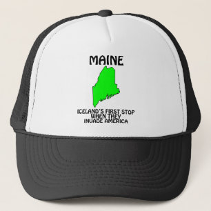 Maine - IJsland's eerste stop als ze de VS binnenv Trucker Pet