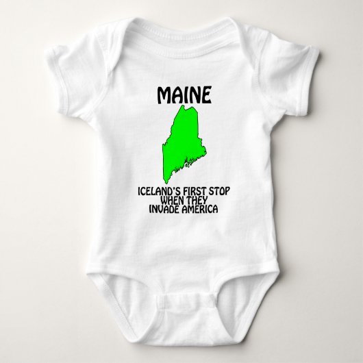 Maine - IJslands eerste stop als ze de VS binnenva Romper (Voorkant)