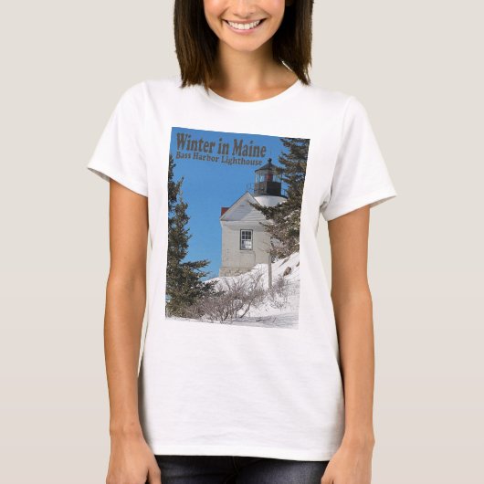 Maine in Winter T-shirt (Voorkant)