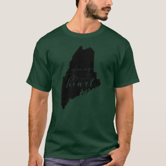 Maine Is In My Heart Kaart Oversized T-shirt