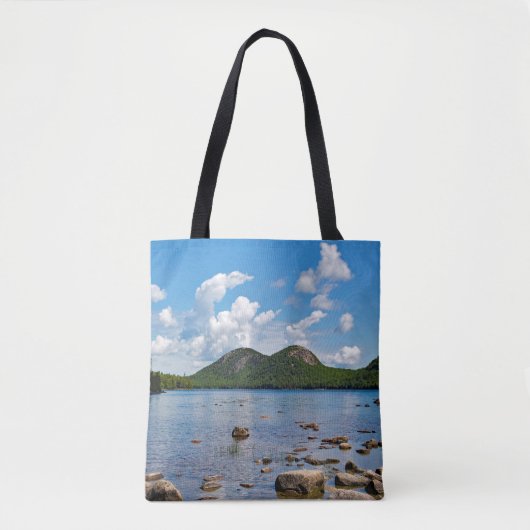 Maine Jordan Pond Foto Tote Bag (Voorkant)