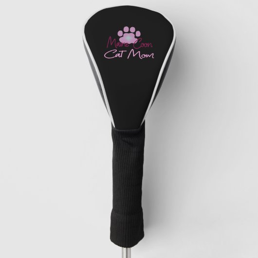 Maine kat mam golfheadcover (Voorkant)