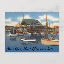 Maine, Kennebunk River Club Briefkaart