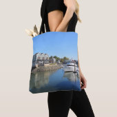 Maine Kennebunkport Boat Foto Tote Bag (Dichtbij)