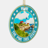 Maine Keramisch Ornament (Rechts)