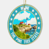 Maine Keramisch Ornament (Links)