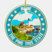 Maine Keramisch Ornament (Achterkant)