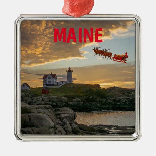 Maine keramische keramische versiering metalen ornament (Voorkant)