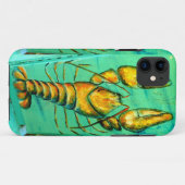 maine kreeft groene fonecase Case-Mate iPhone case (Achterkant (horizontaal))