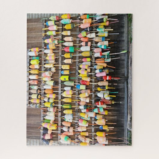 Maine kreeft potten legpuzzel (Verticaal)