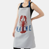 Maine Kreeftgrijze Lange Schort (Insitu)