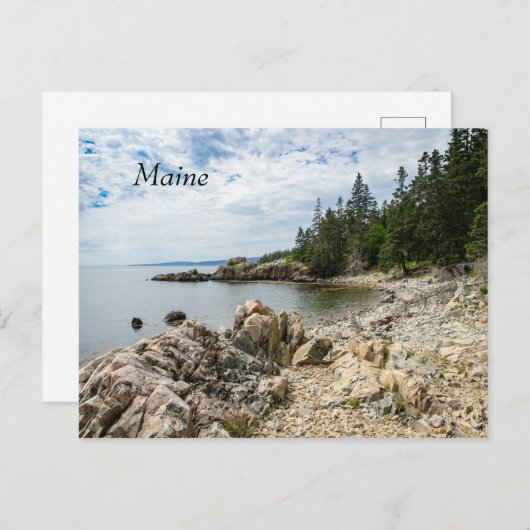 Maine kust briefkaart (Voorkant / Achterkant)