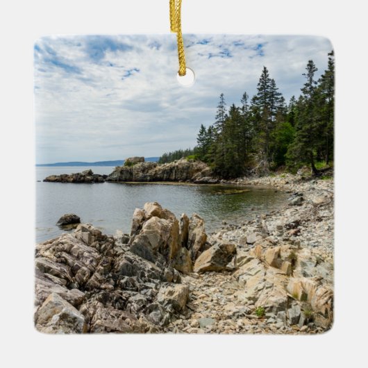 Maine kust keramisch ornament (Voorkant)