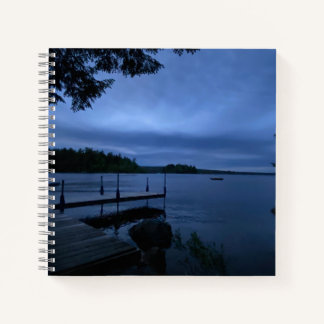 Maine Lake met Dock Hard Hoesje Journal Notitieboek