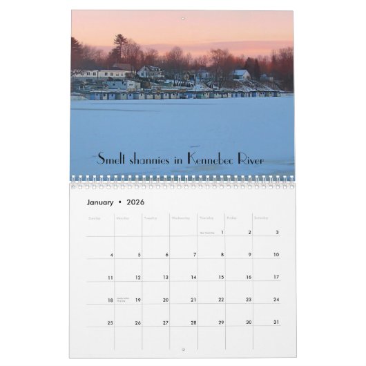Maine Landscape Calendar 2014 Kalender (Jan 2026)