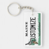 Maine licence bord sleutelhanger (Voorkant)