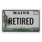 Maine License Bord Flexible Magneet (Horizontaal)