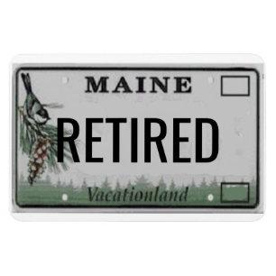 Maine License Bord Flexible Magneet