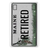 Maine License Bord Flexible Magneet (Verticaal)