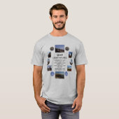 Maine Light Houses T-shirt (Voorkant volledig)