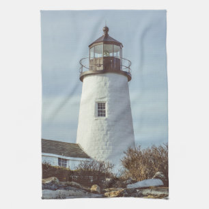 Maine Lighthouders Pemaquid Point Kitchen Towel Theedoek