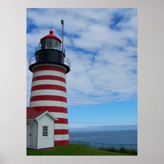 Maine_Lighthouse30 Poster (Voorkant)