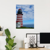 Maine_Lighthouse30 Poster (Thuiskantoor)