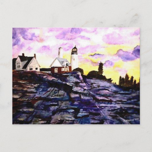 Maine Lighthouse Briefkaart (Voorkant)