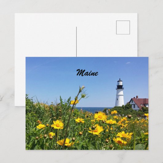 Maine Lighthouse Briefkaart (Voorkant / Achterkant)