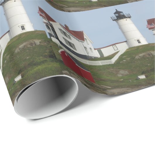 Maine Lighthouse Cadeaupapier (Rol Hoek)