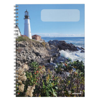 Maine Lighthouse Cover 80pg Spiral Journal Notitieboek